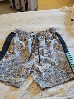 Men's Performance Swim Shorts in Grey Camo PUMA